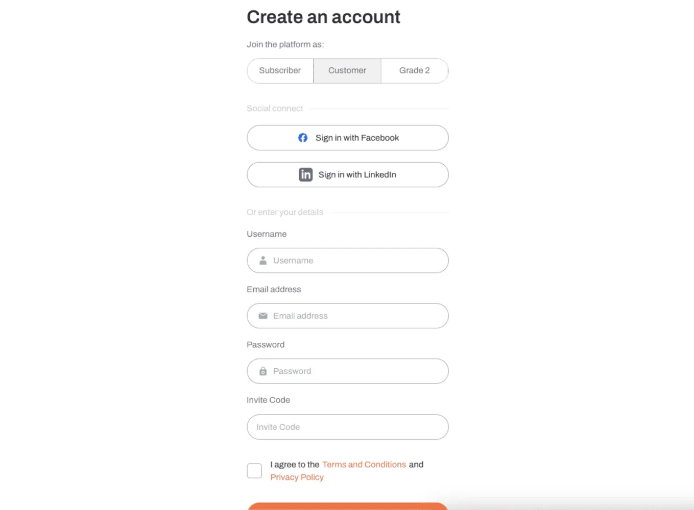 Voxel Theme Invite Code Field